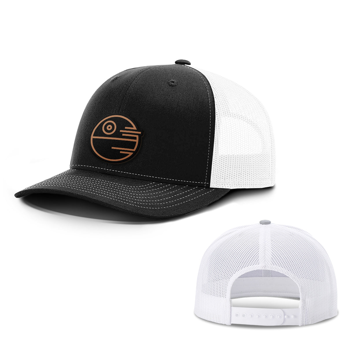Death Star Leather Patch Hats