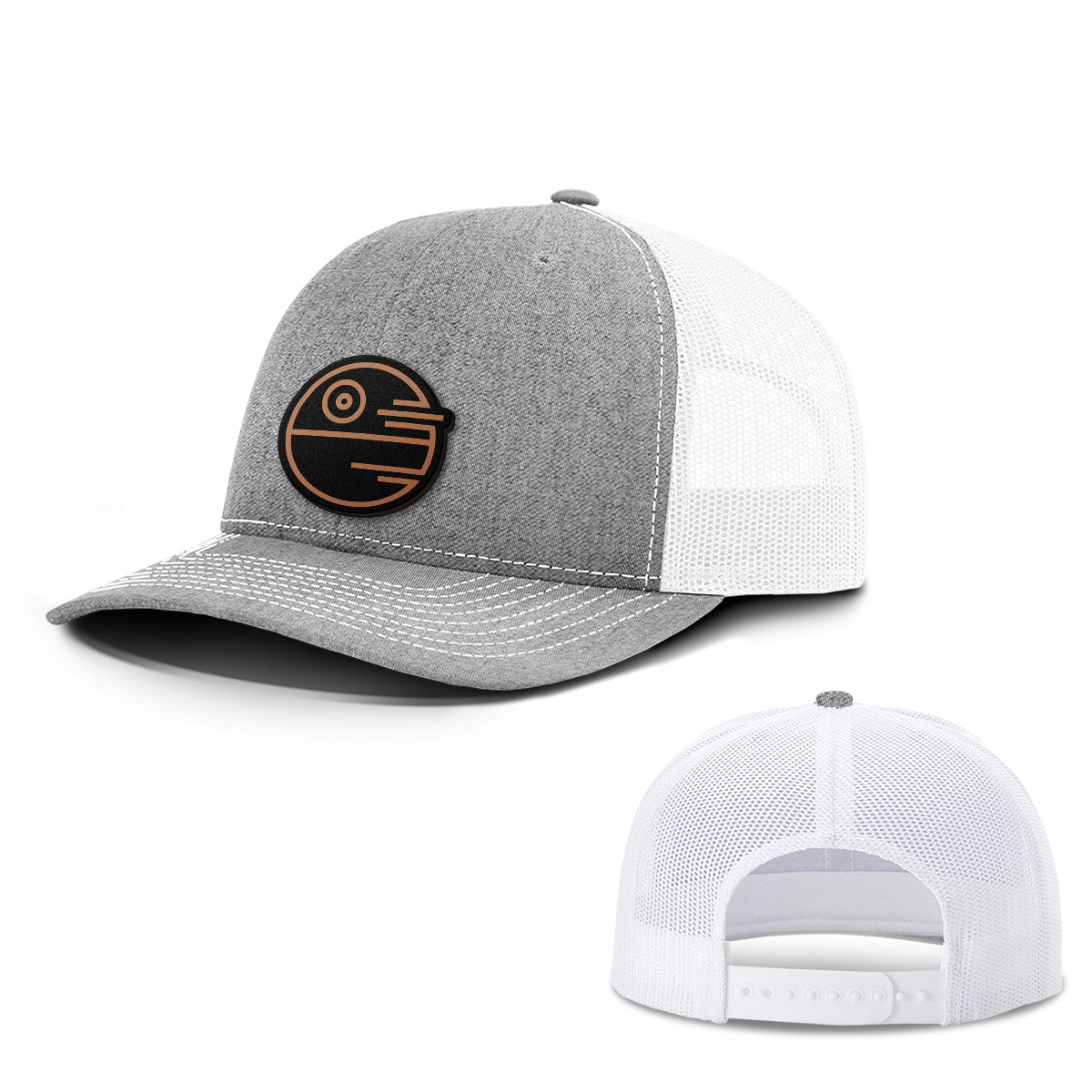 Death Star Leather Patch Hats