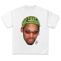 Dennis Rodman Big Face Zig Zag Green Hair Inspired Vintage Lengend Basketball Sreetwear 90s Heavy Hiphop Y2k Menswear (1)