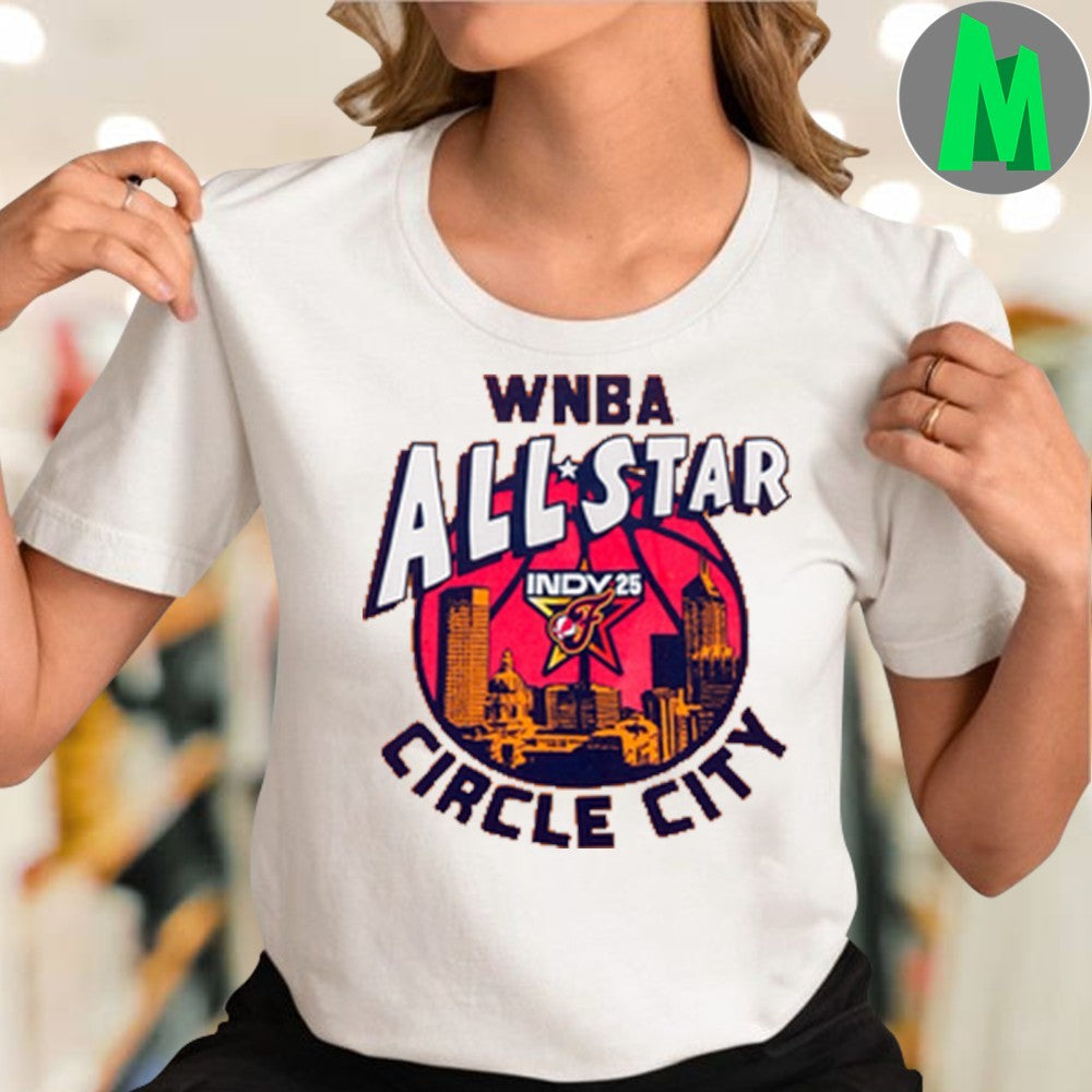 Design Adult WNBA All-Star 2025 Indy Short Sleeve Circle City Shirt