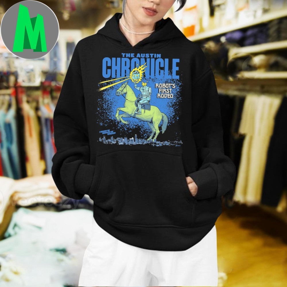 Design Austin Chronicle Robot’s First Rodeo Shirt