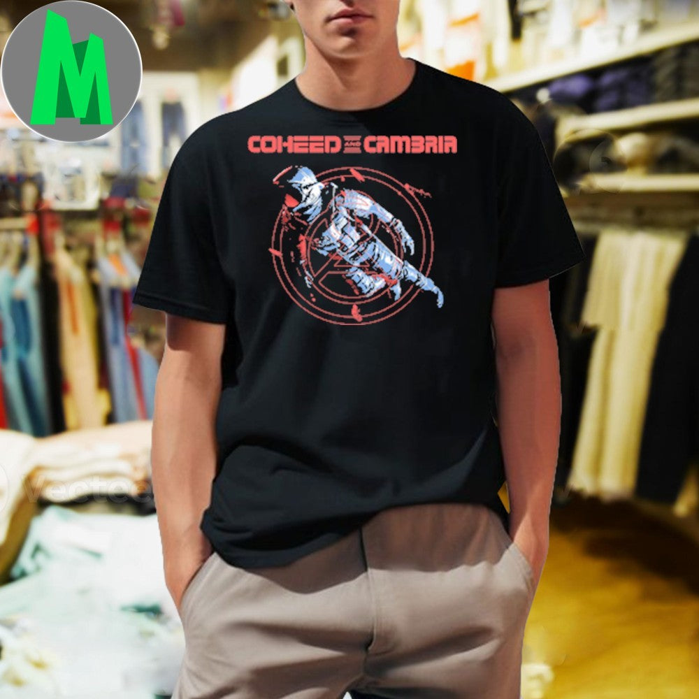 Design Coheed and Cambria Astronaut Logo Graphic T-Shirt