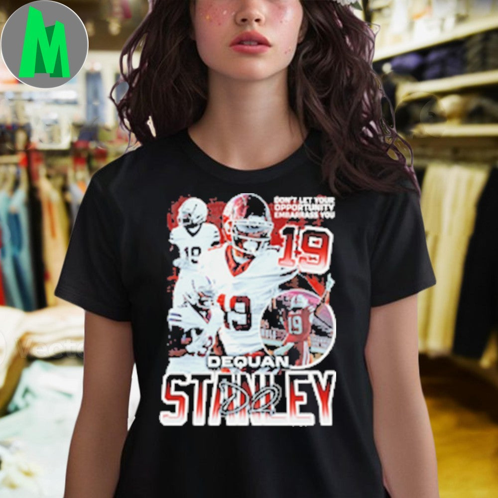 Design Dequan Stanley #19 Football Player Fan Shirt
