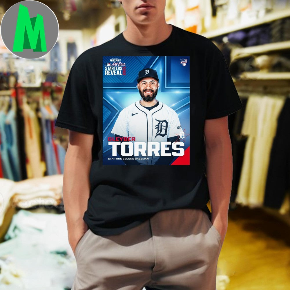 Design Gleyber Torres All-Star Starting Second Baseman MLB T-Shirt