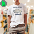 Design Heritage Republic Since 1776 Buffalo Graphic Ringer T-Shirt