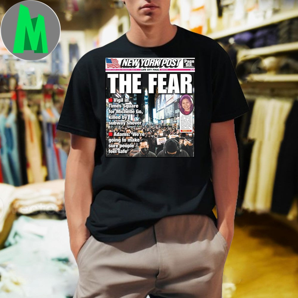 Design New York Post The Fear Newspaper Cover Shirt