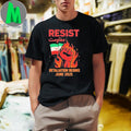 Design Resist Retaliation Begins Iran Resistance Flag T-shirt