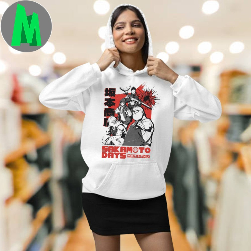 Design Sakamoto Days Group Oversized Shirt