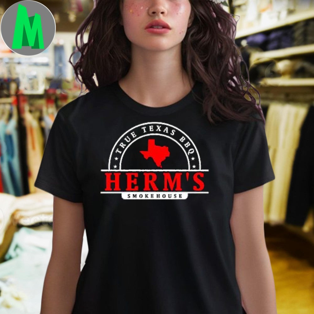 Design True Texas BBQ Herm’s Smokehouse Shirt