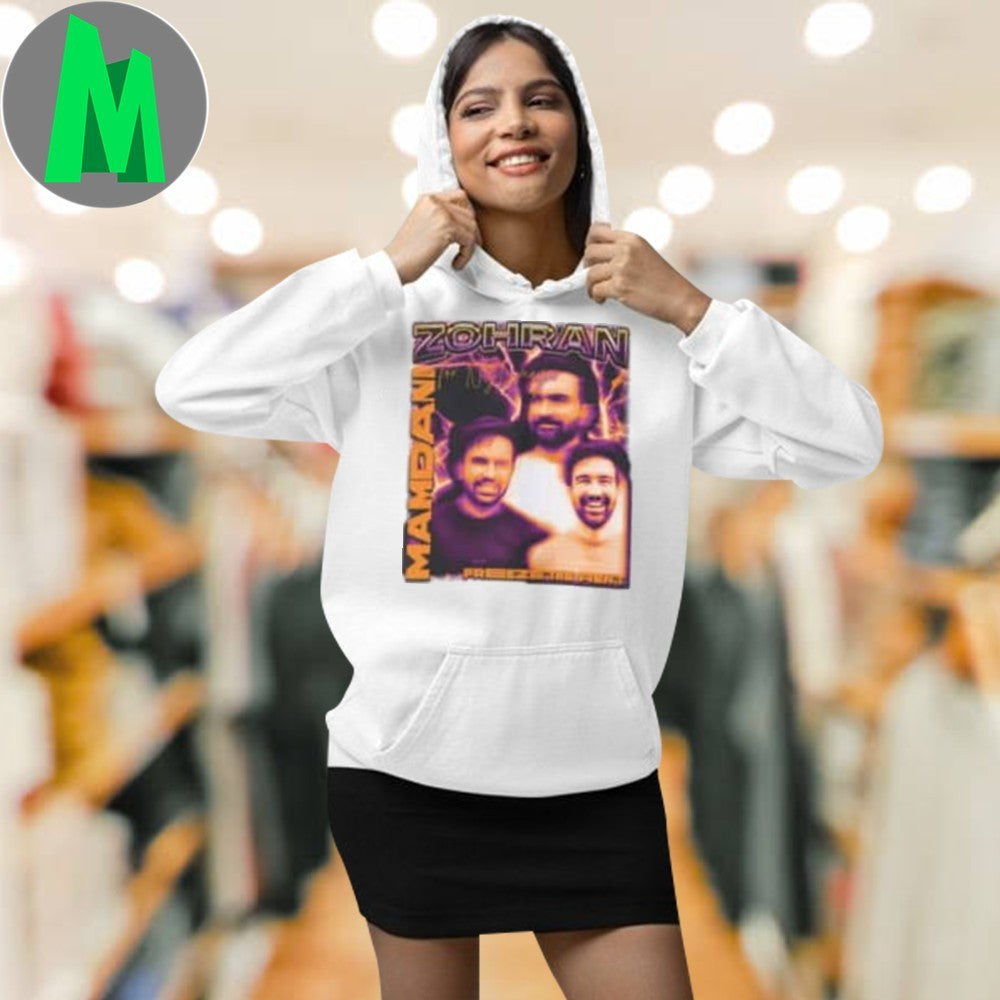 Design Zohran Mamdani Bootleg 90s Hip-Hop Style Campaign T-Shirt