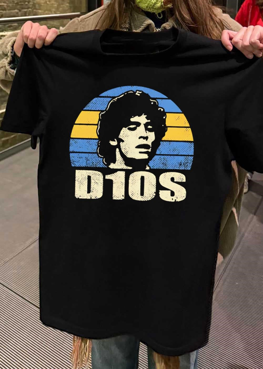 Diego Maradona D10S Tribute Soccer T-Shirt