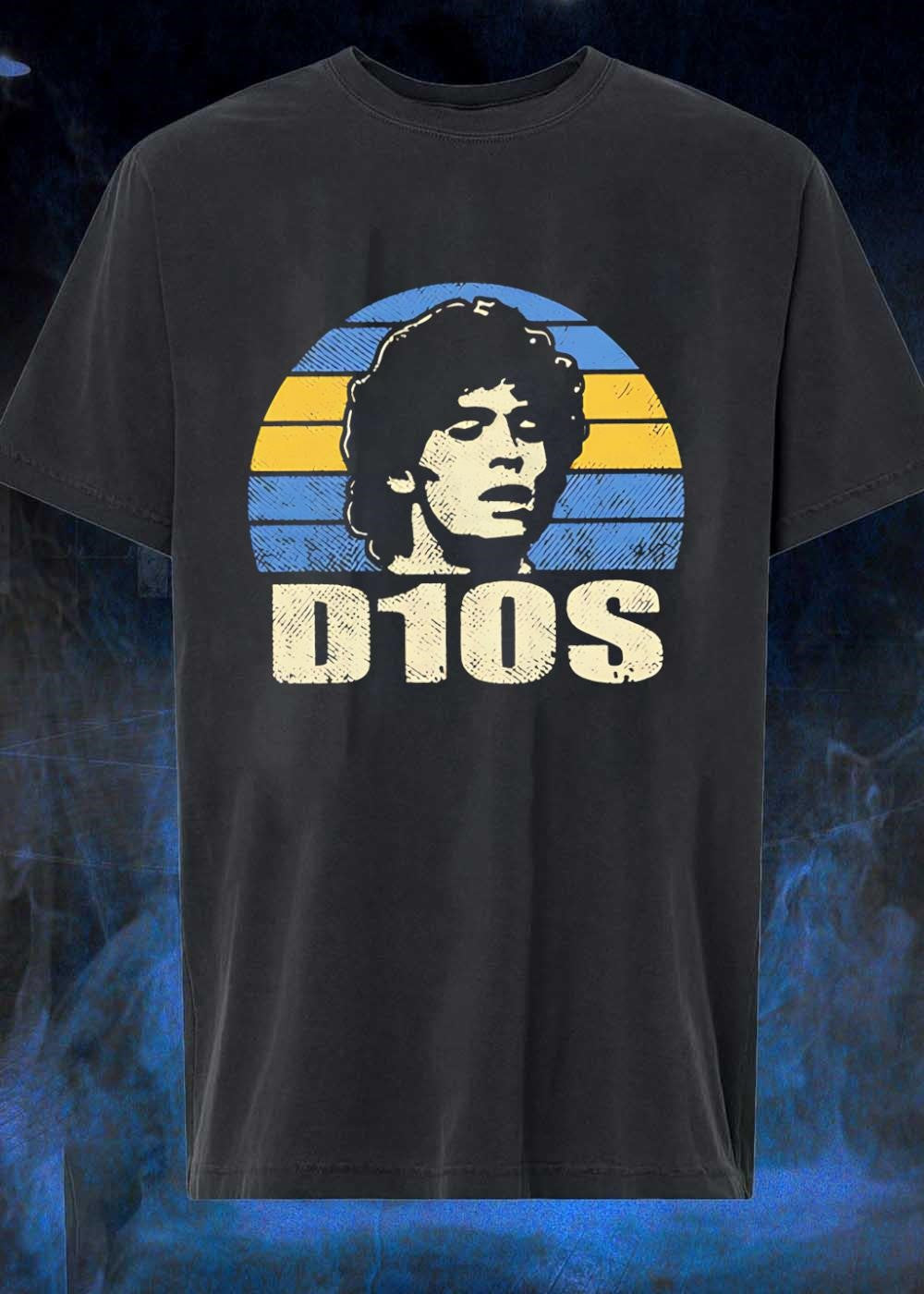 Diego Maradona D10S Tribute Soccer T-Shirt
