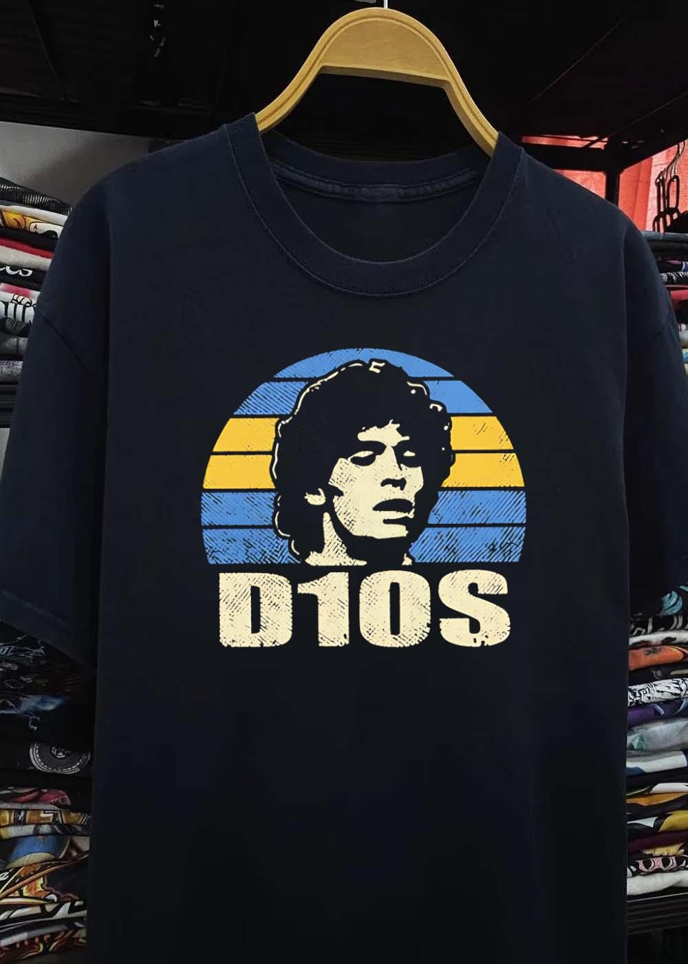 Diego Maradona D10S Tribute Soccer T-Shirt