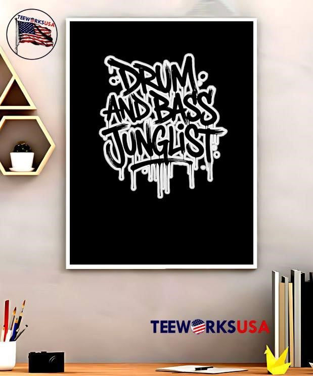 DnB Culture Drum and Bass Junglist Typography Street Style shirt