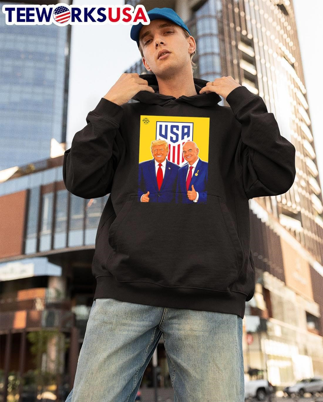Dodd Donald Trump and Gianni Infantino USA Soccer T-Shirt