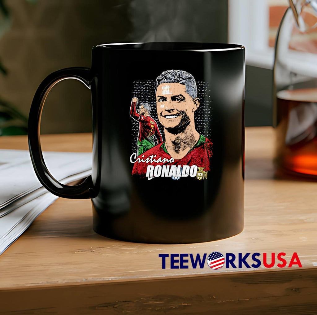 Cristiano Ronaldo Portrait Goal Celebration Shirt Portugal T-Shirt