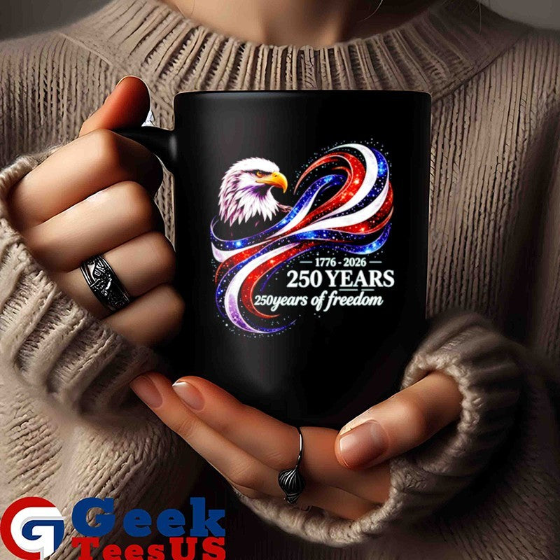 Eagle 250 Years Of Freedom 1776-2026 T-shirt
