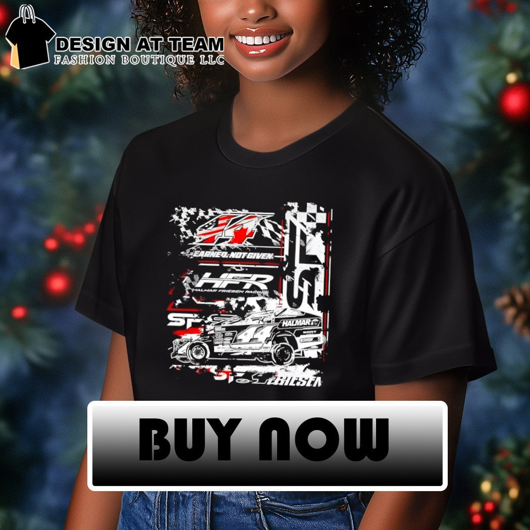 Earned Not Given 44 Halmar American flag Racing 2026 shirt