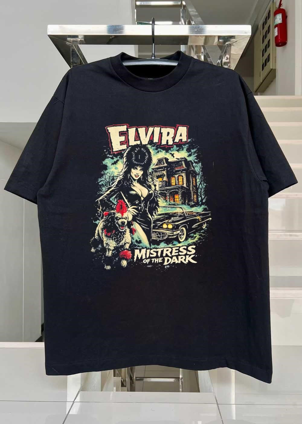 Elvira Mistress Of The Dark Haunted House Vintage Style shirt