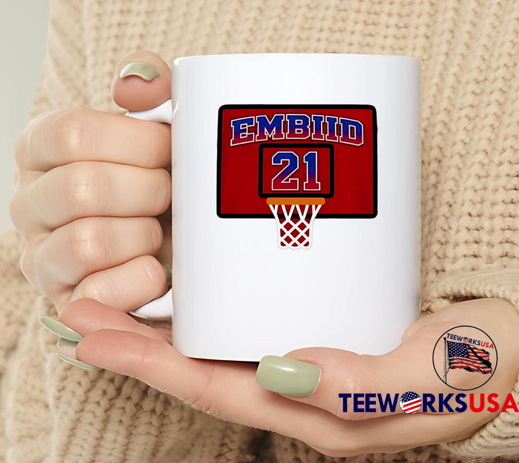 Embiid 21 Basketball Hoop shirt