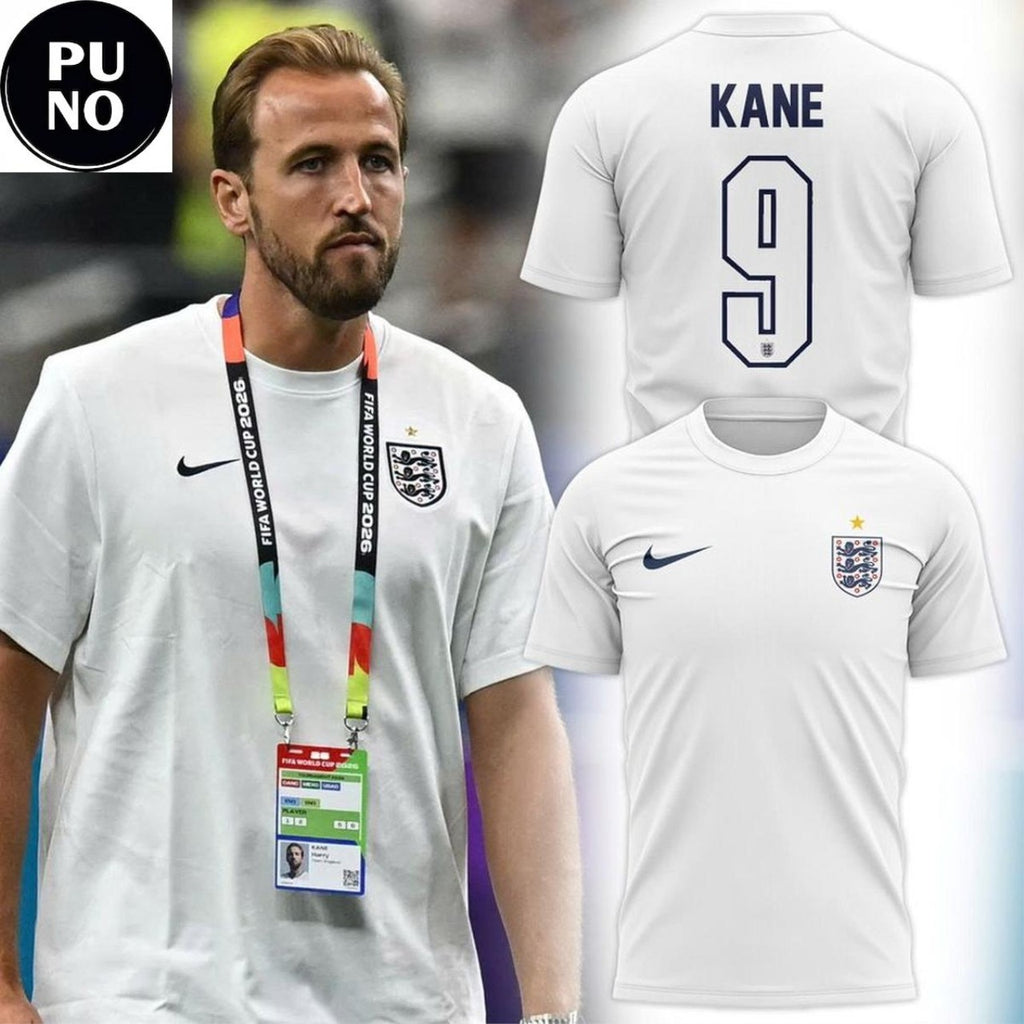 England National Soccer Harry Kane World Cup 2026 Shirt