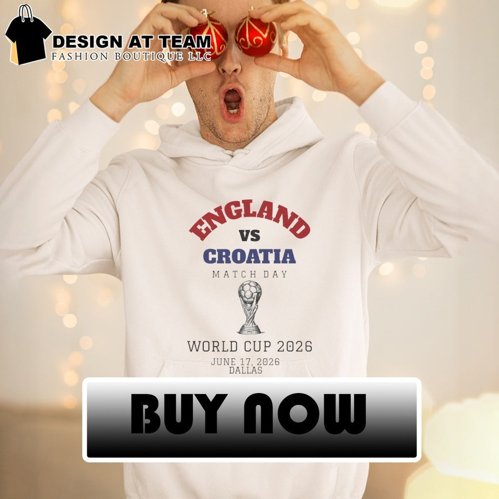England vs Croatia Soccer Matchday World Cup 2026 shirt