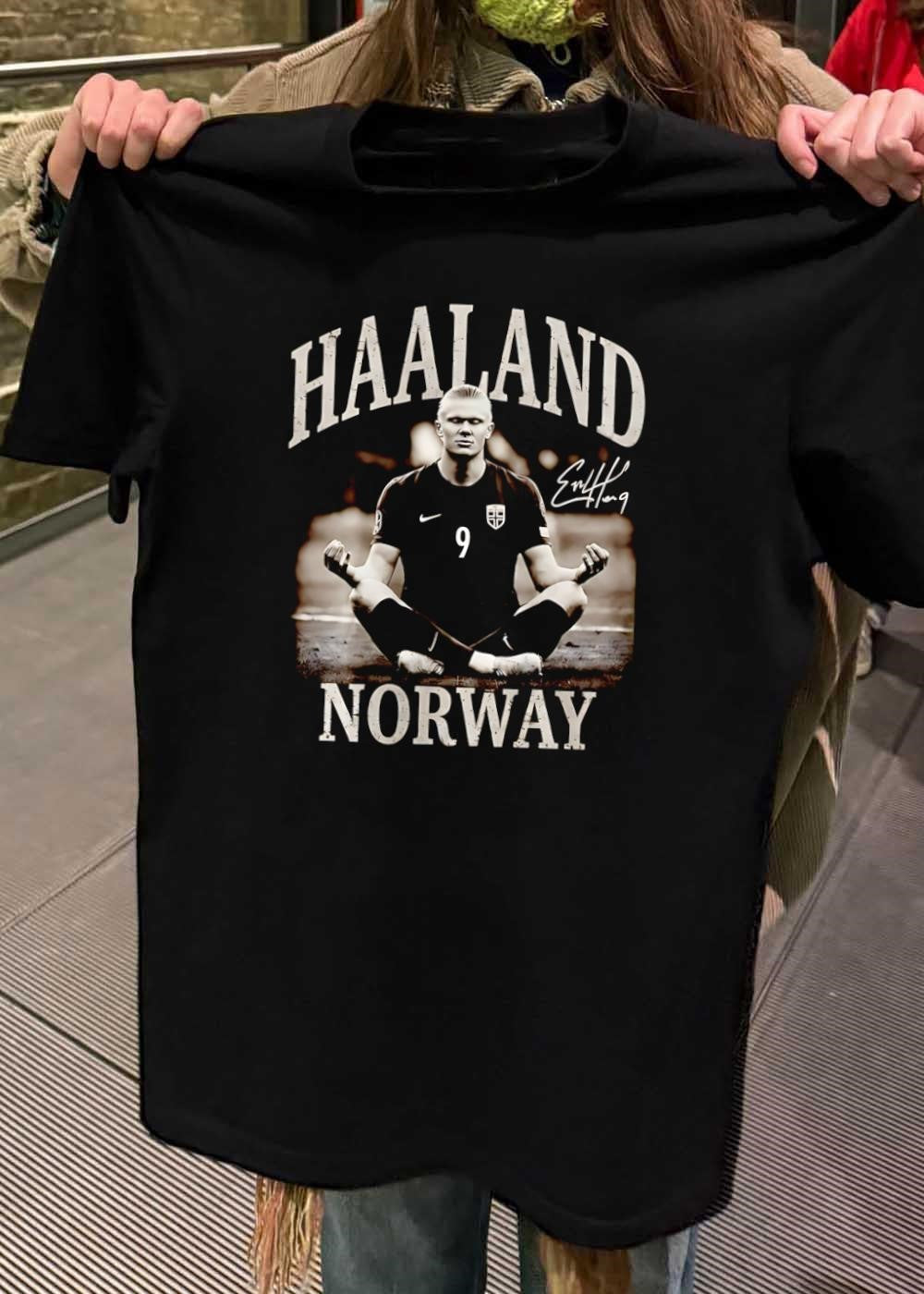 Erling Haaland Meditating Haaland Norway T-Shirt