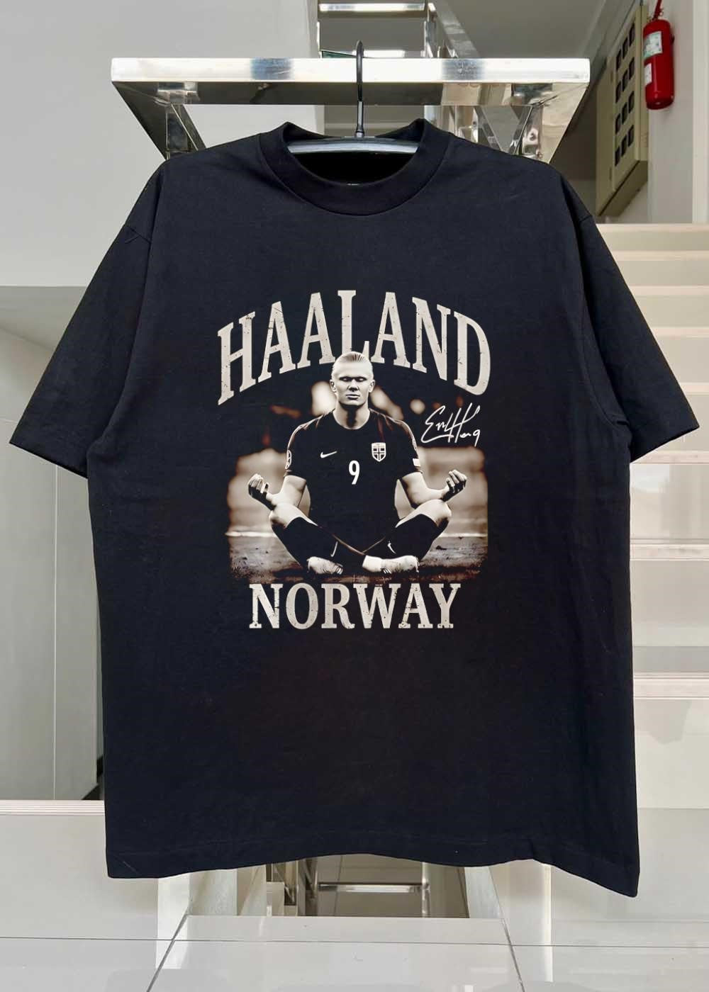 Erling Haaland Meditating Haaland Norway T-Shirt