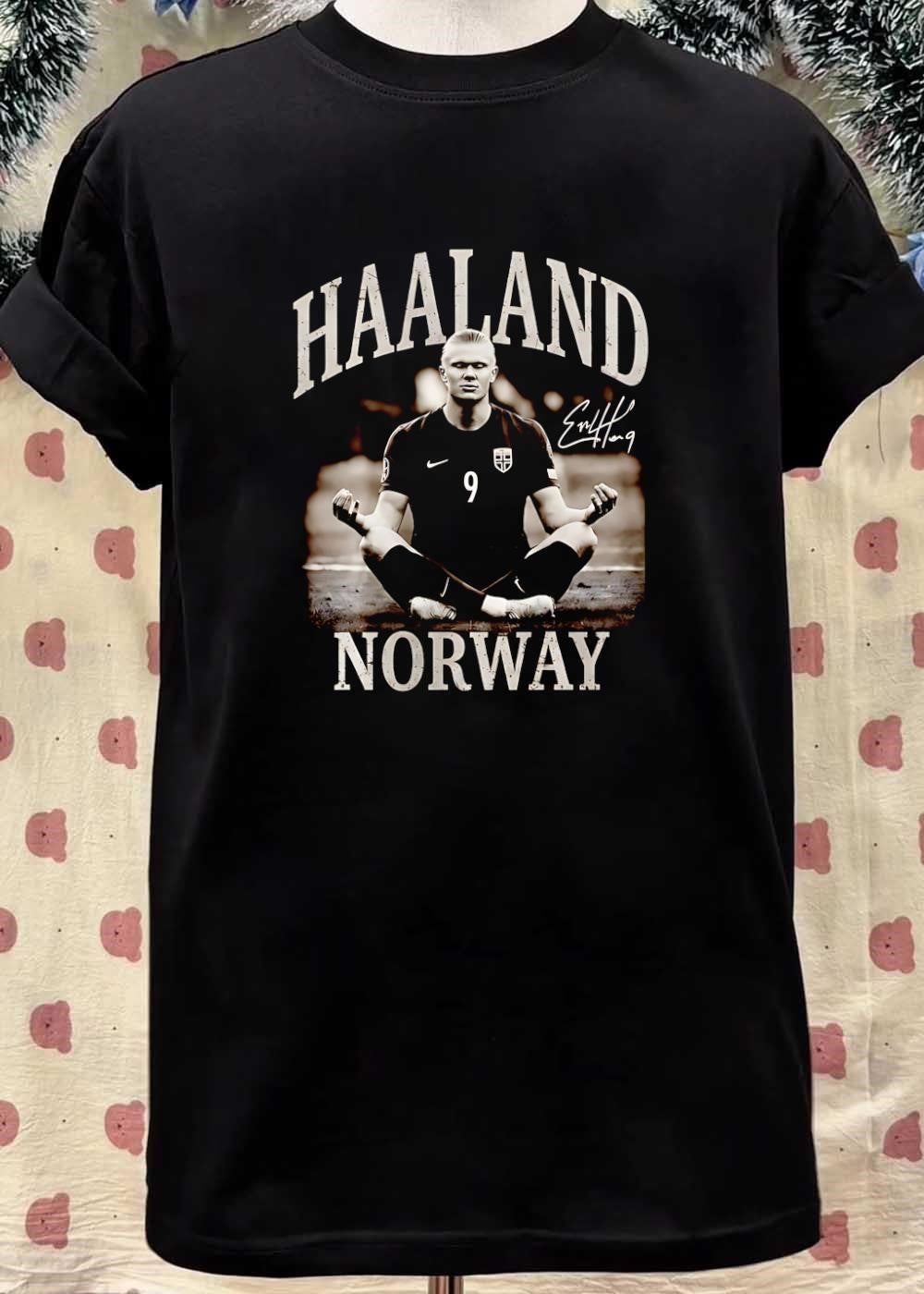 Erling Haaland Meditating Haaland Norway T-Shirt