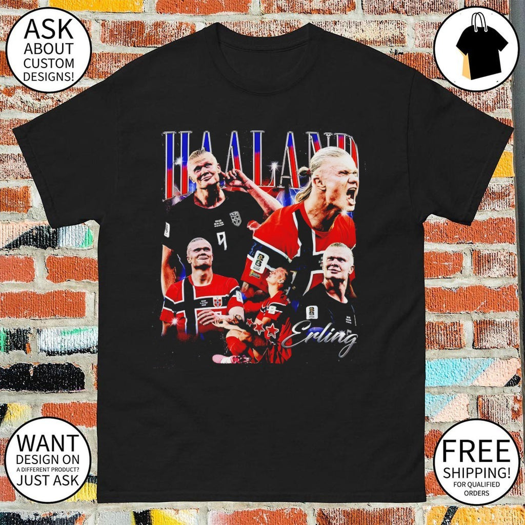 Erling Haaland Norway Soccer World Cup 2026 graphic shirt