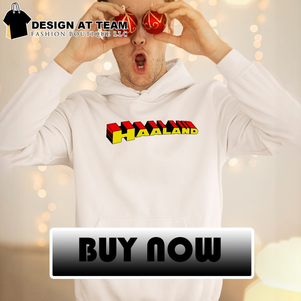 Erling Haaland Superhero Text Norway Soccer World Cup 2026 text shirt