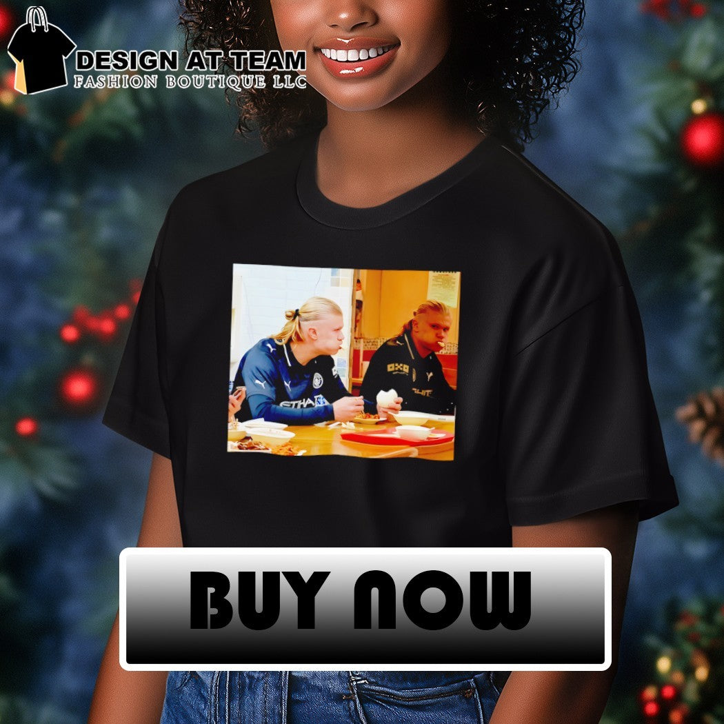 Erling Haaland eating steamed bun Norway Soccer World Cup 2026 shirt