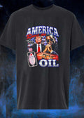 Exclusive Vintage Style Trump and Diddy America Runs on NSFW Oil T-Shirt