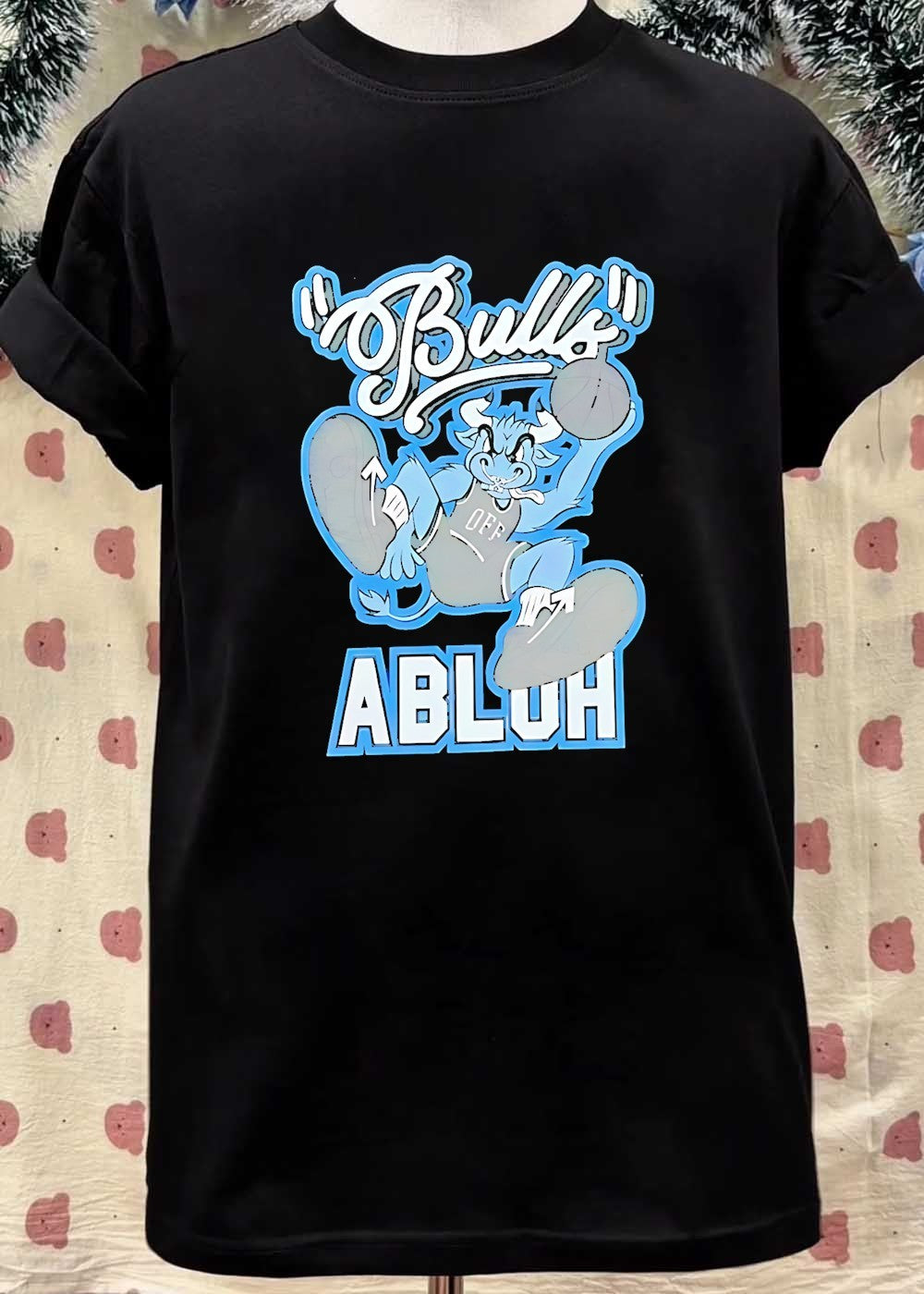 Bulls Abluh Off Jumping Basketball T-Shirt