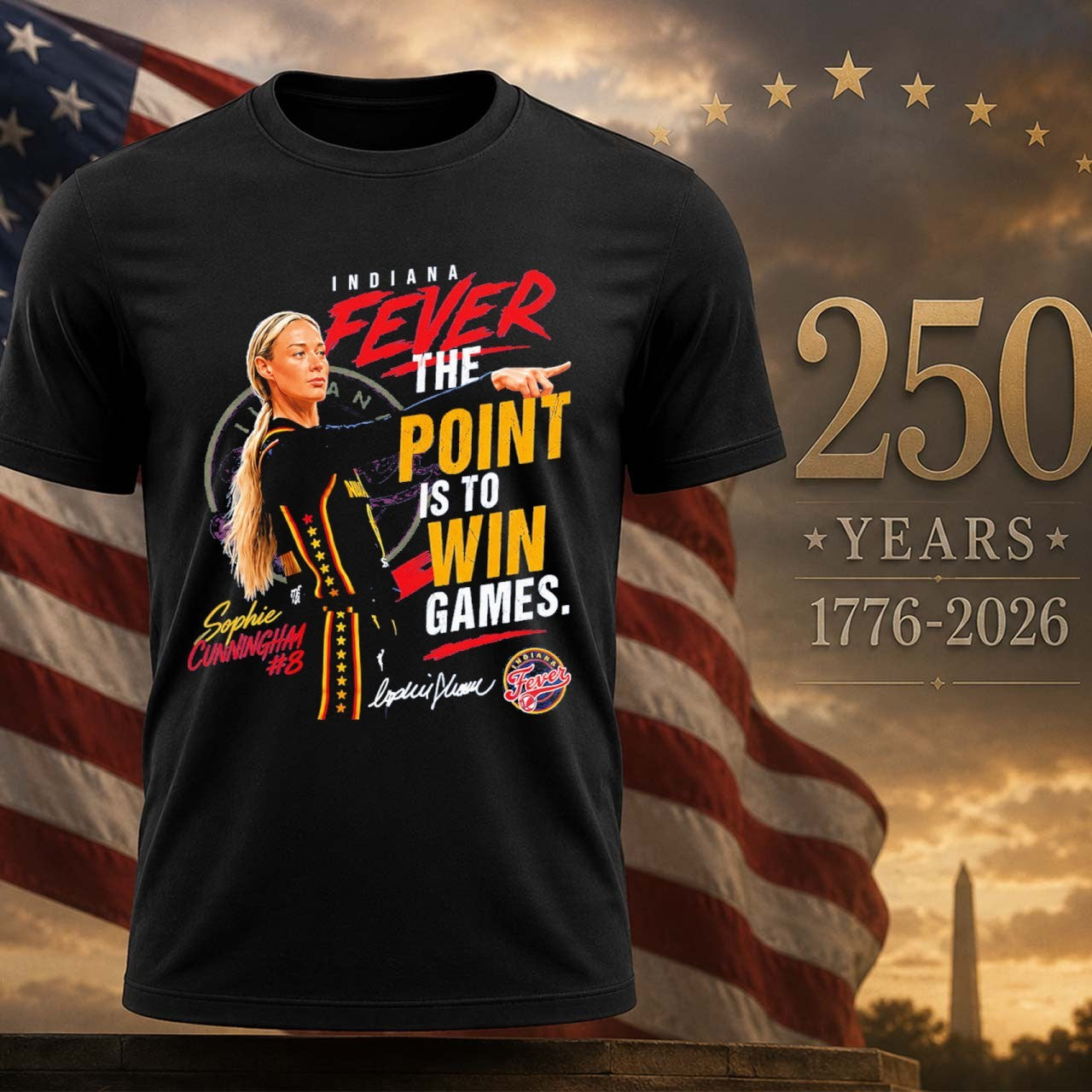 Fever Sophie Cunningham The Point Is To Win Games Shirt