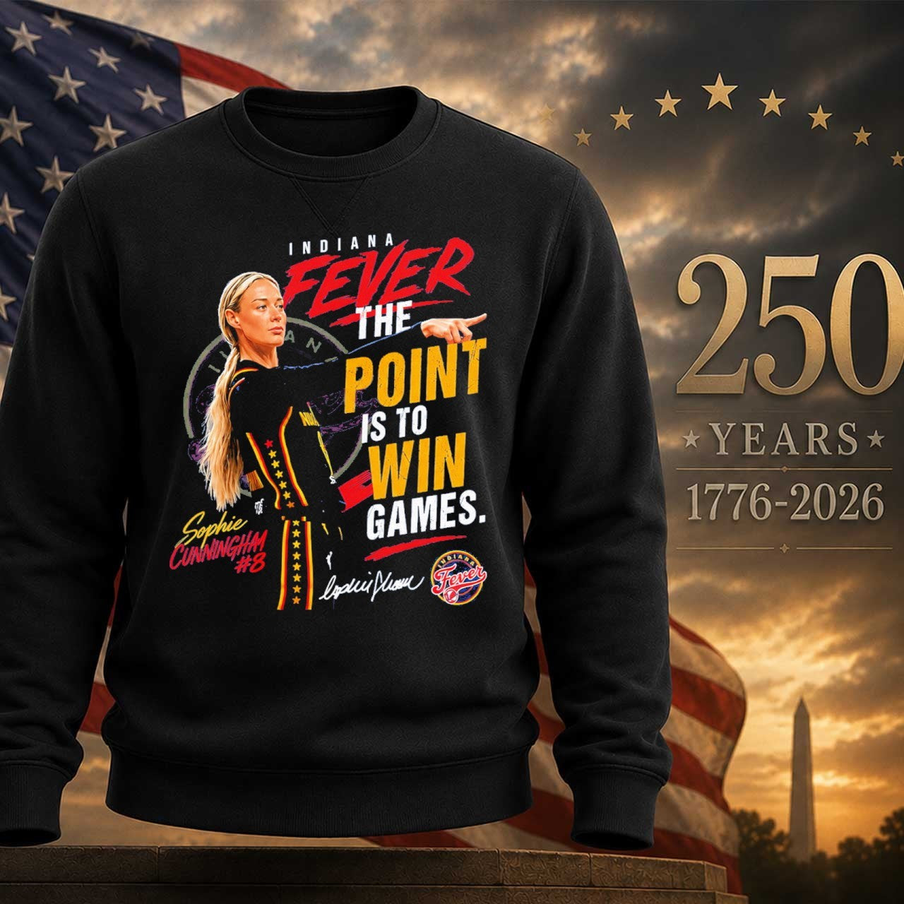 Fever Sophie Cunningham The Point Is To Win Games Shirt