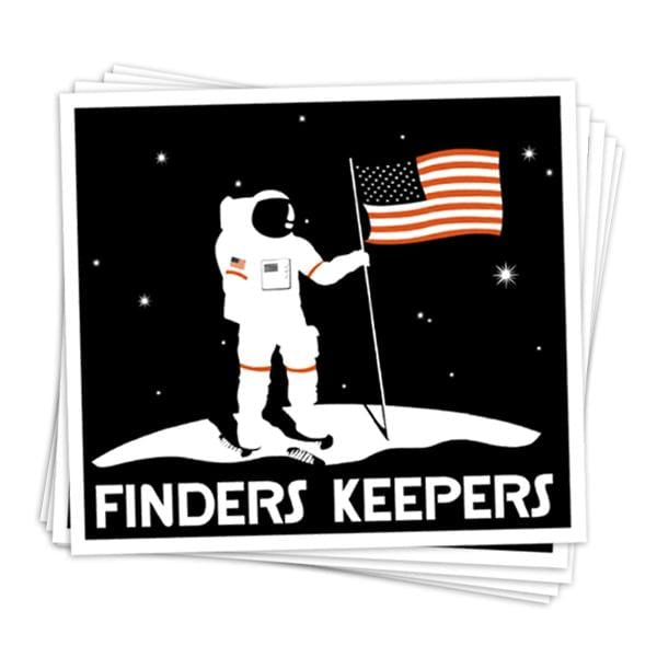 Finders Keepers Vinyl Sticker