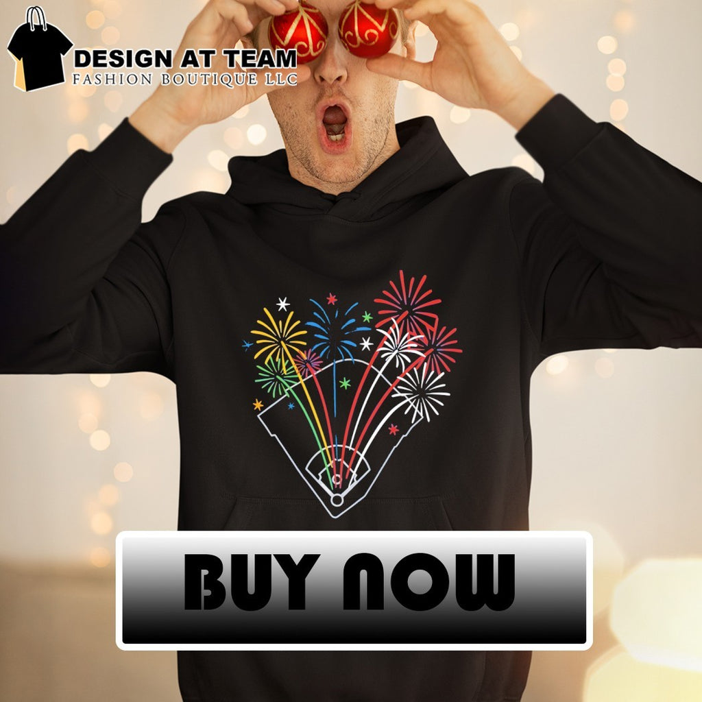 Fireworks on the Wrigley Field Chicago Cubs 4th of July America 250th Years shirt