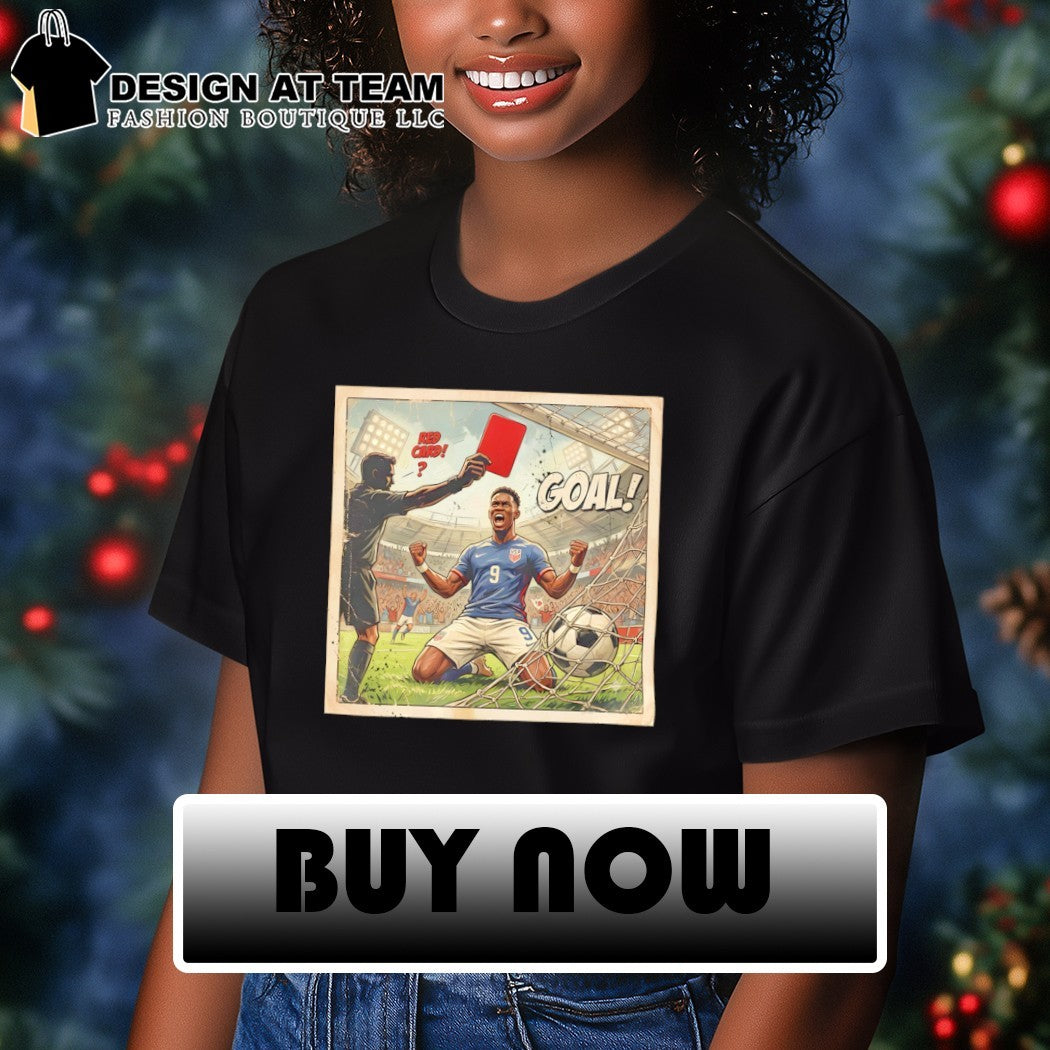 Folarin Balogun Goal Red Card USA Soccer World Cup 2026 shirt