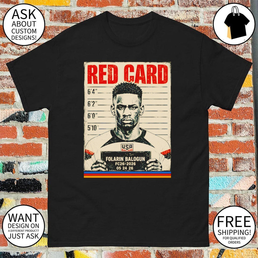Folarin Balogun USA Soccer Red Card FC26-2026 World Cup 2026 shirt