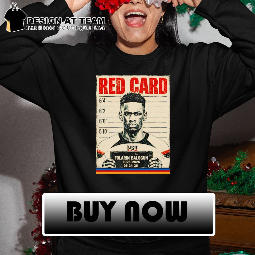 Folarin Balogun USA Soccer Red Card FC26-2026 World Cup 2026 shirt