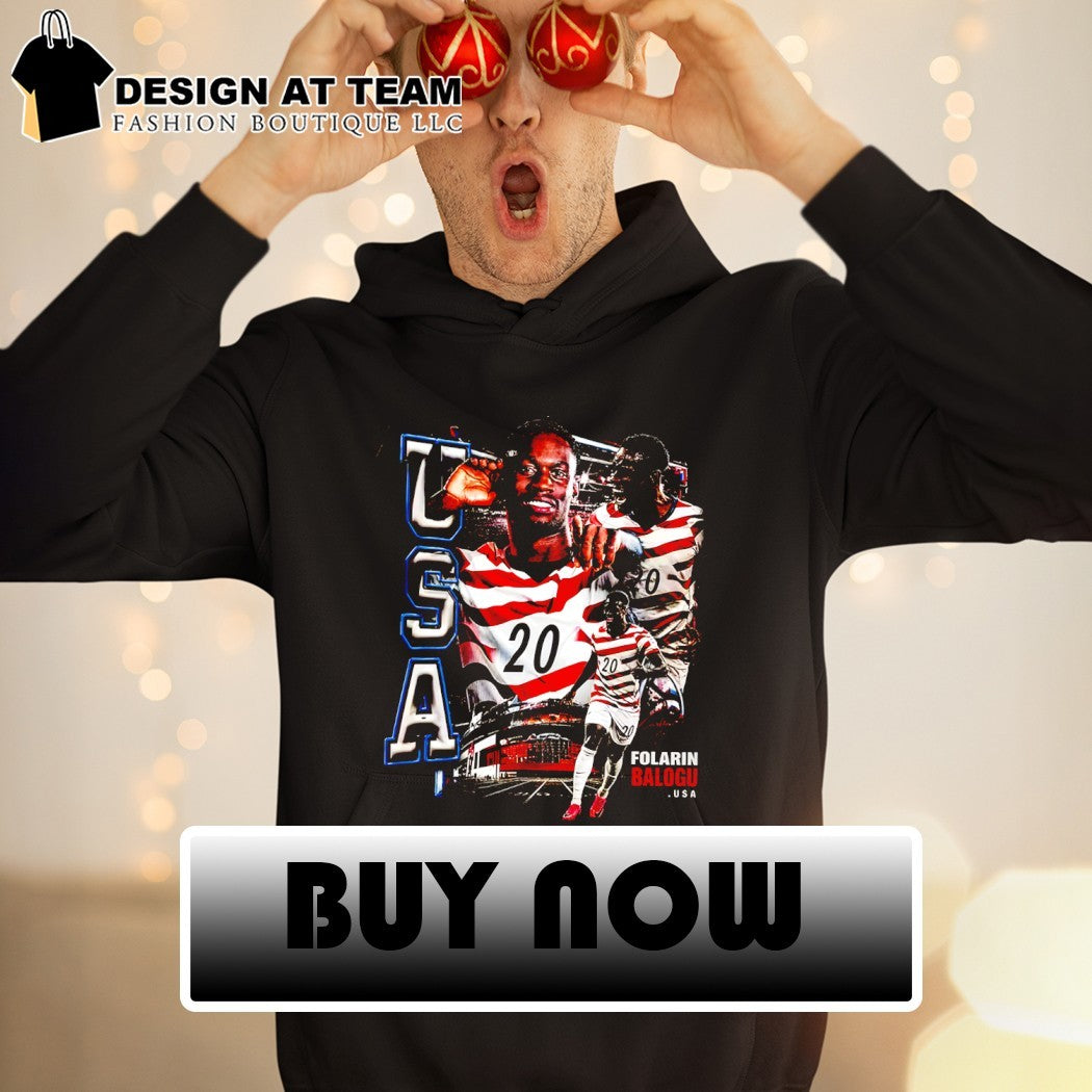 Folarin Balogun USA Soccer World Cup 2026 graphic vintage shirt