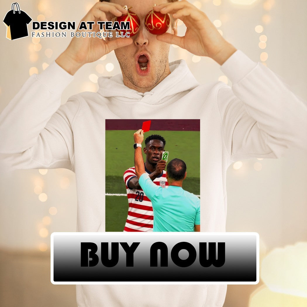 Folarin Balogun Uno Reverse USA Soccer World Cup 2026 Red Card shirt