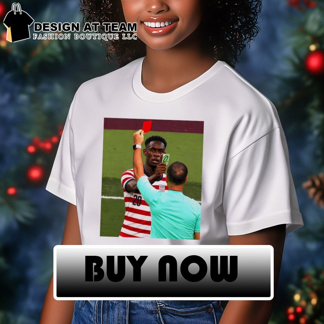 Folarin Balogun Uno Reverse USA Soccer World Cup 2026 Red Card shirt