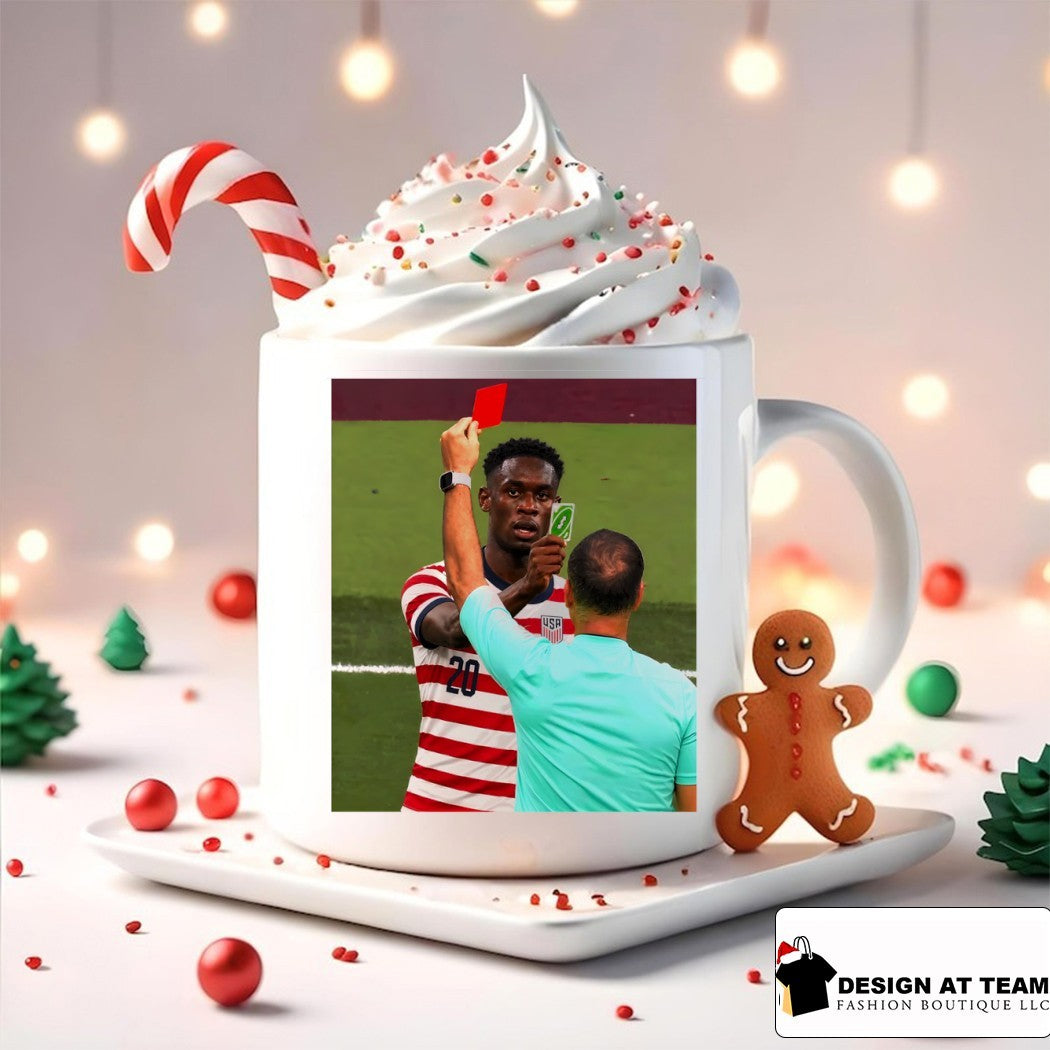 Folarin Balogun Uno Reverse USA Soccer World Cup 2026 Red Card shirt