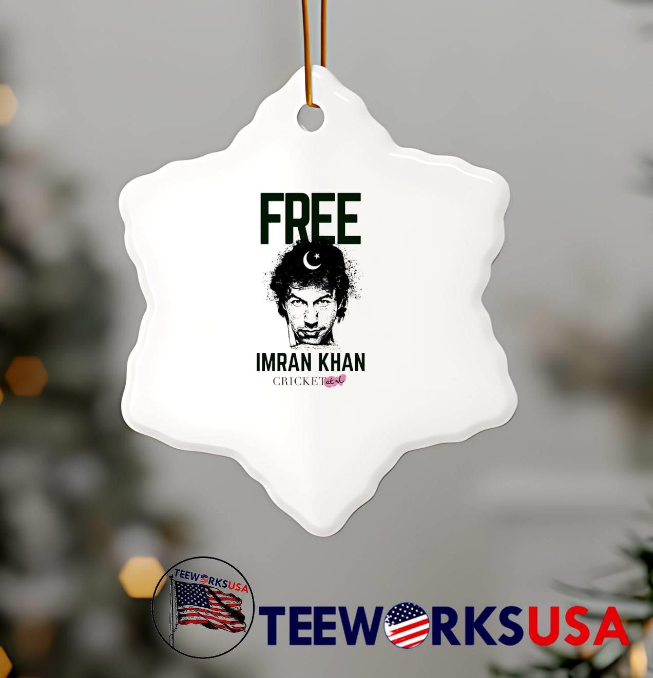 Free Imran Khan Cricket Pakistan Star shirt