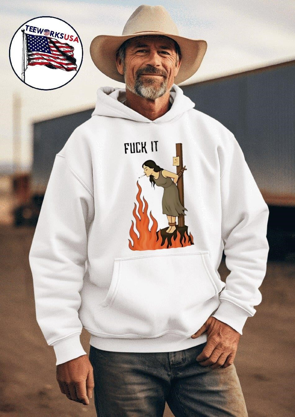 Fuck It Woman At Stake Shirt