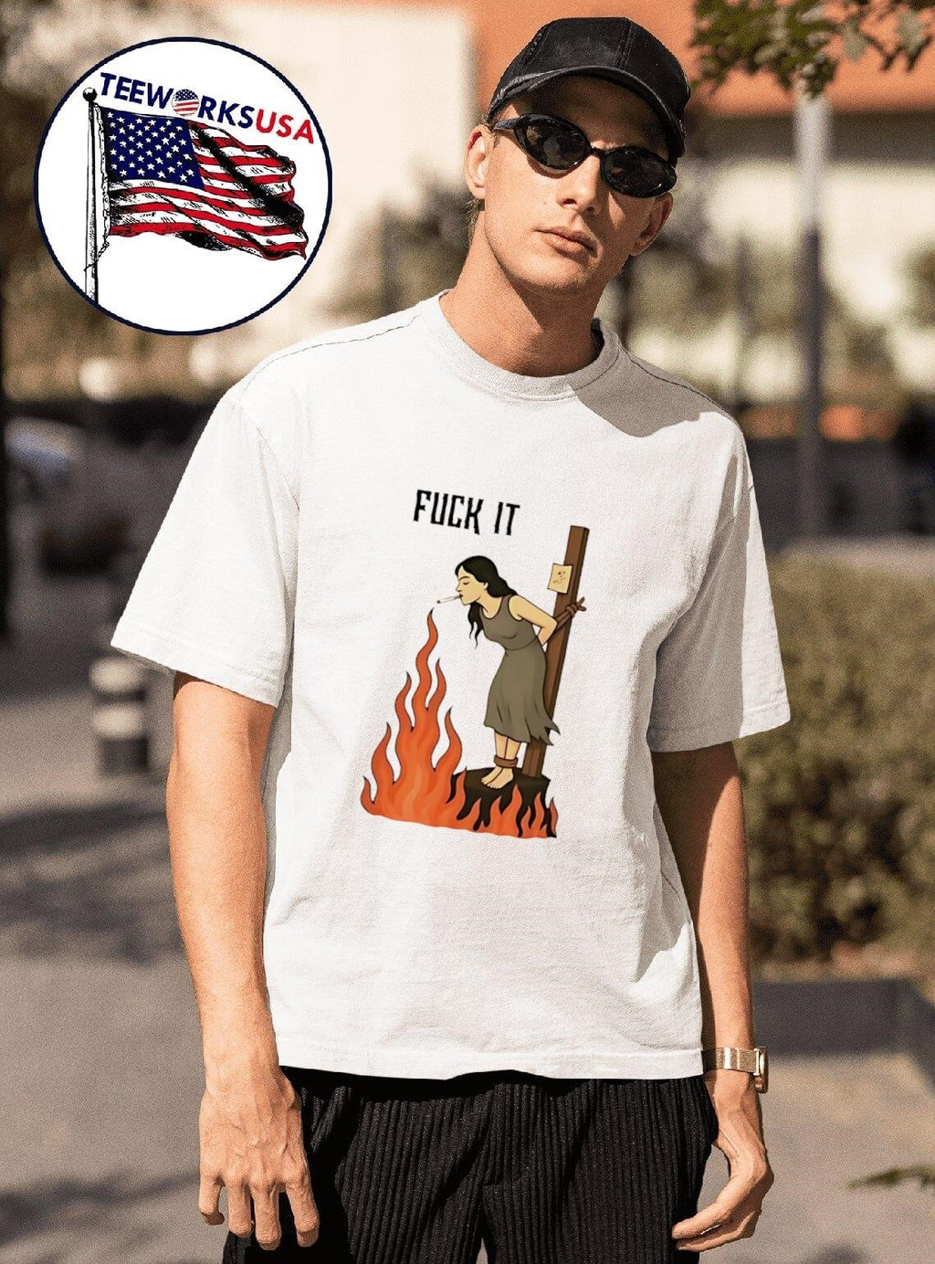 Fuck It Woman At Stake Shirt