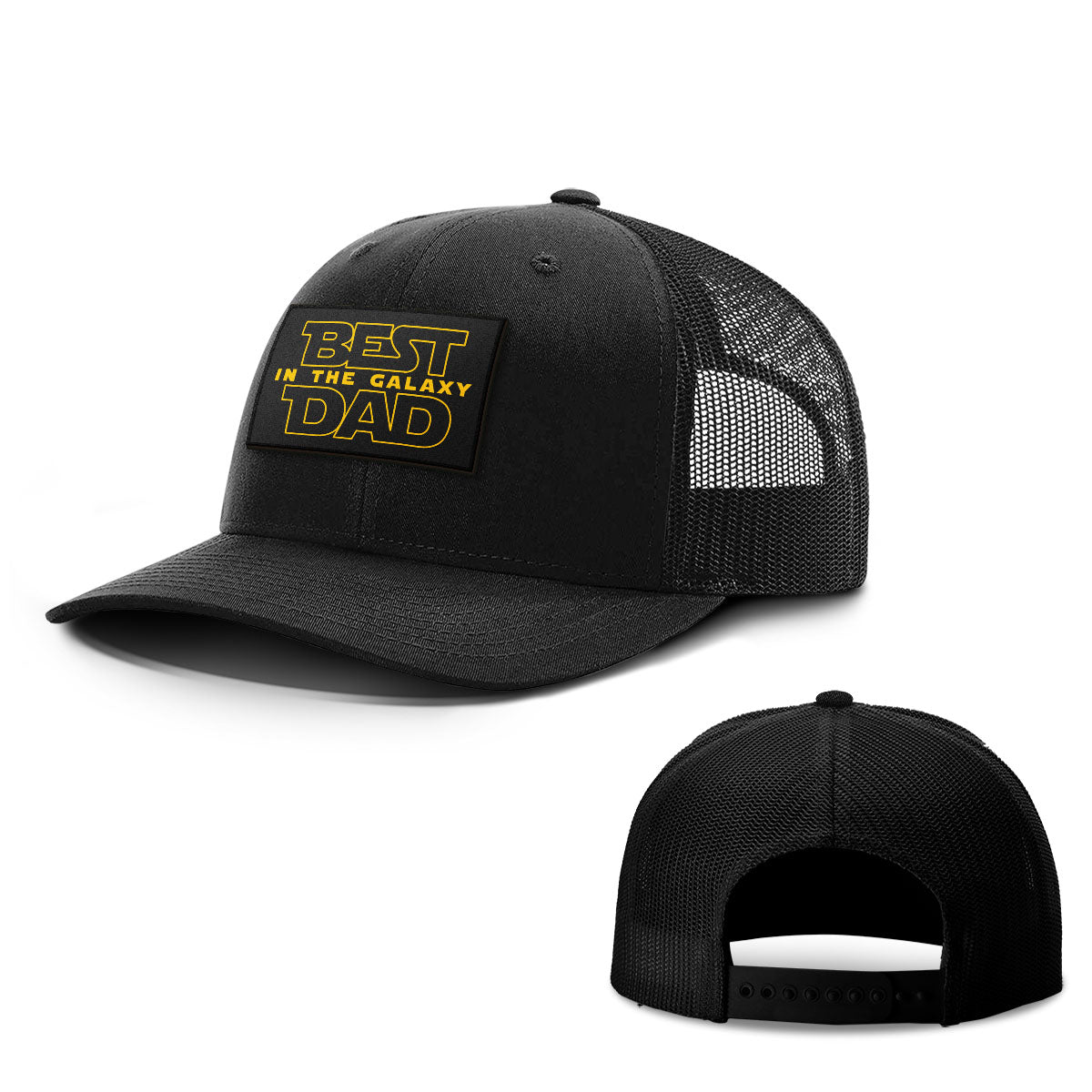 Best Dad In The Galaxy Patch Hats