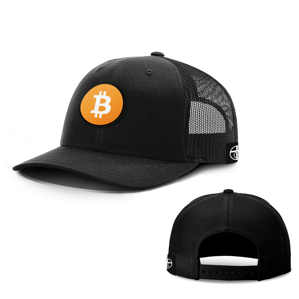 Bitcoin Logo Patch Hats
